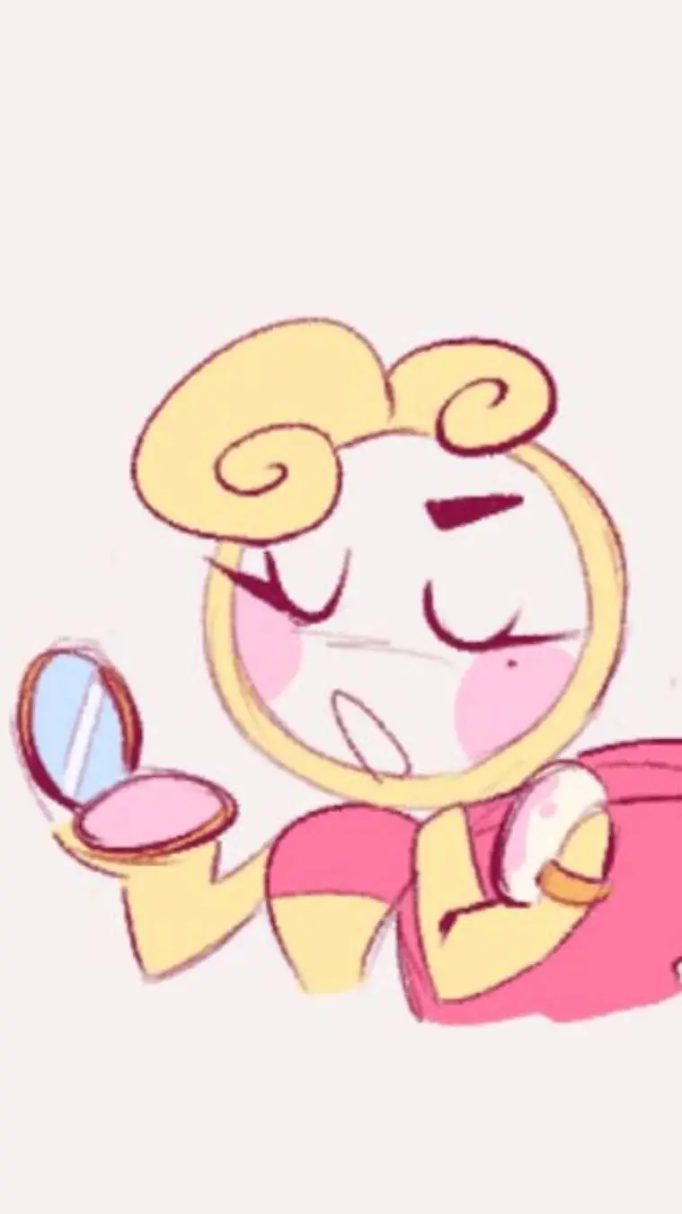 ai character: glisten background