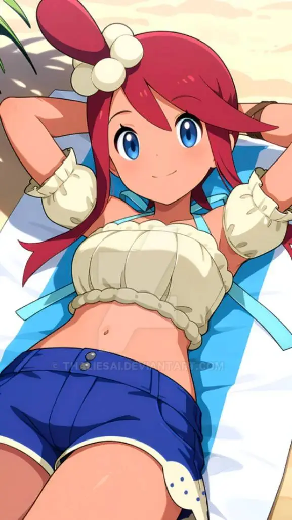 ai character: Skyla (summer) background