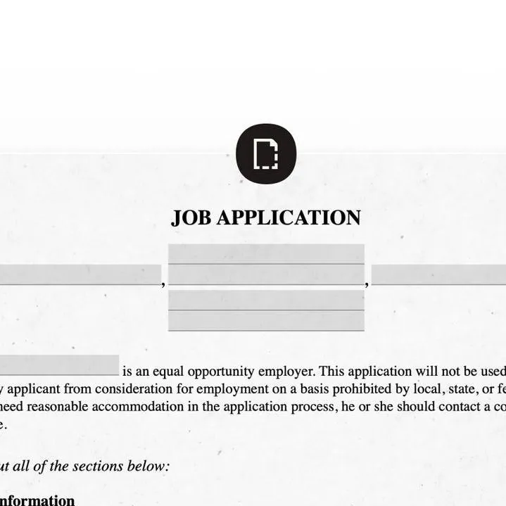 chat with ai character: Job application