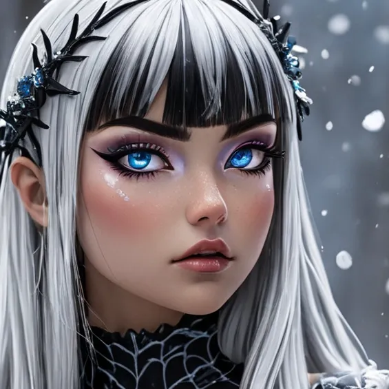 chat with ai character: The Frost Widow 