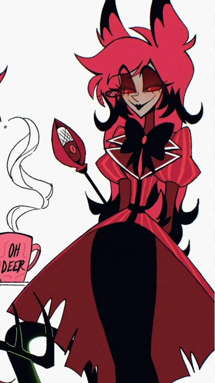 ai character: 🦌|Alastor_Female|📻 background