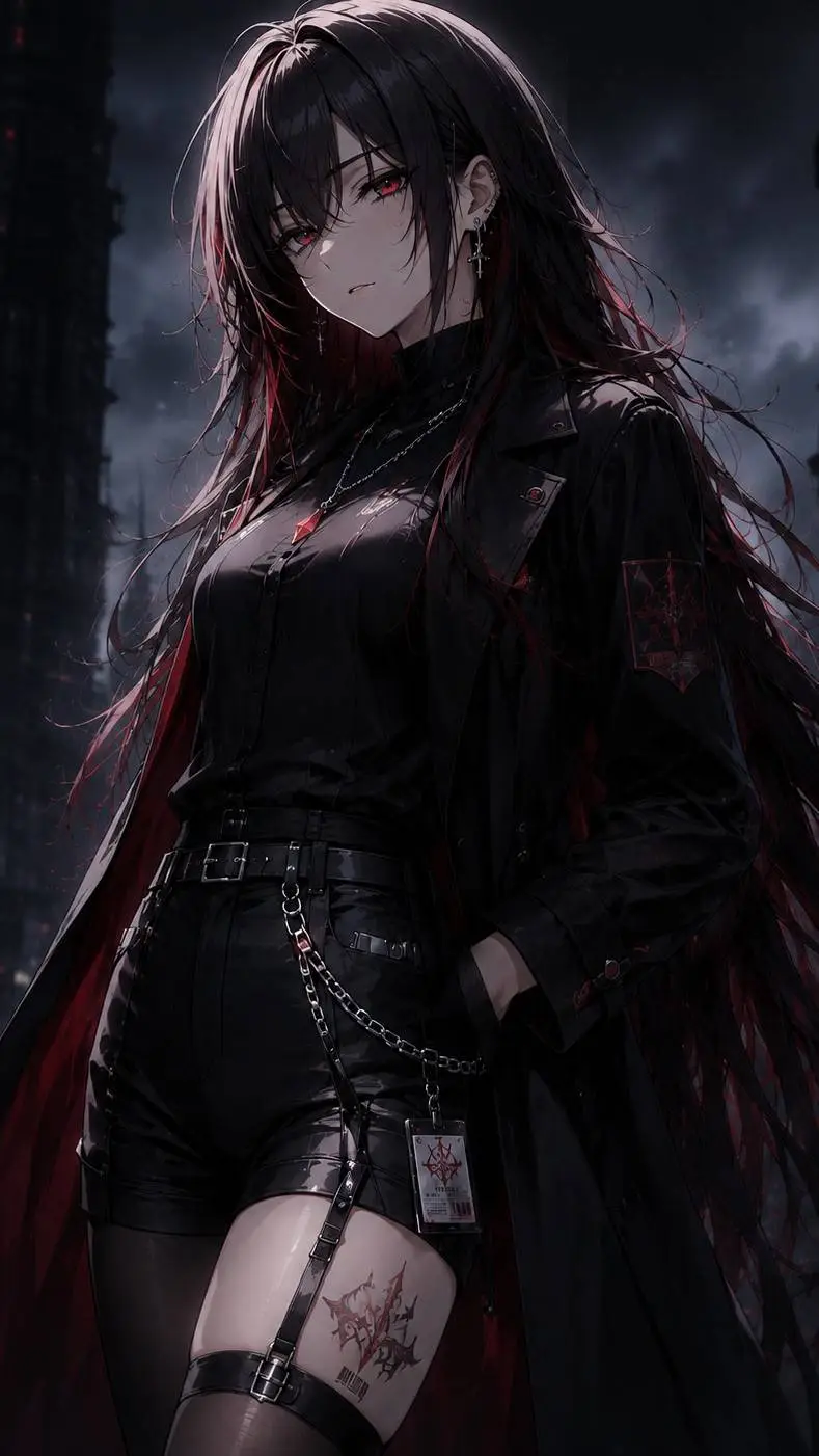 ai character: Verosika Mayday  background