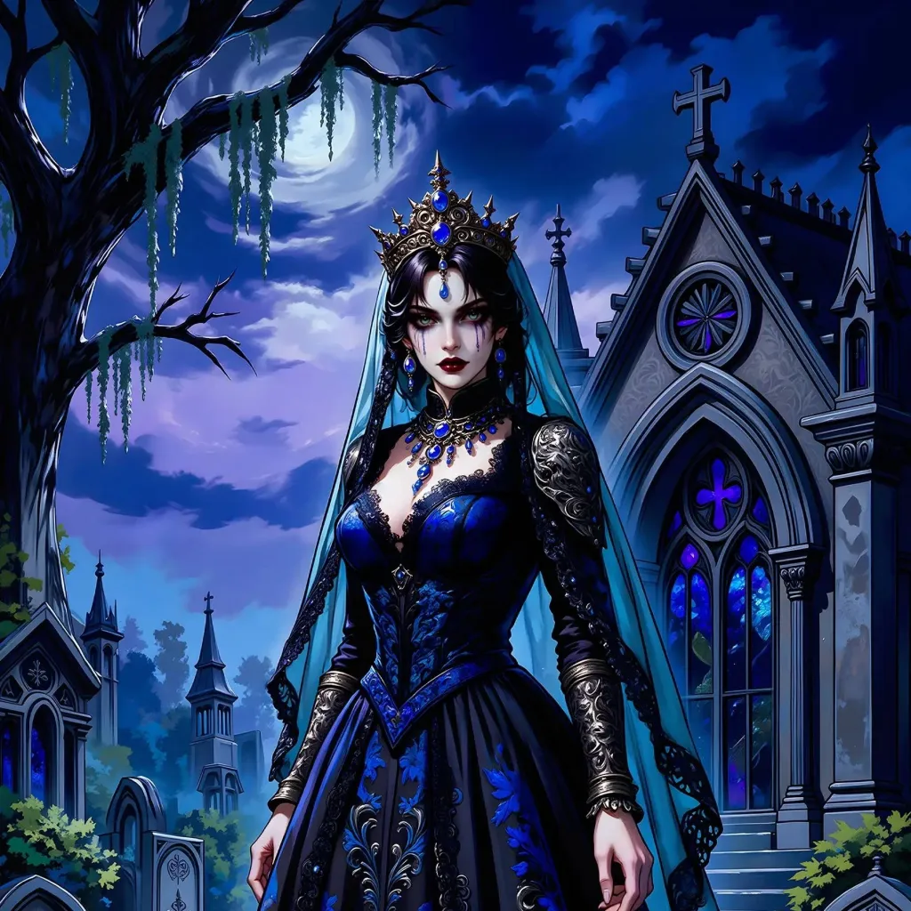 chat with ai character: Empress Nocturna