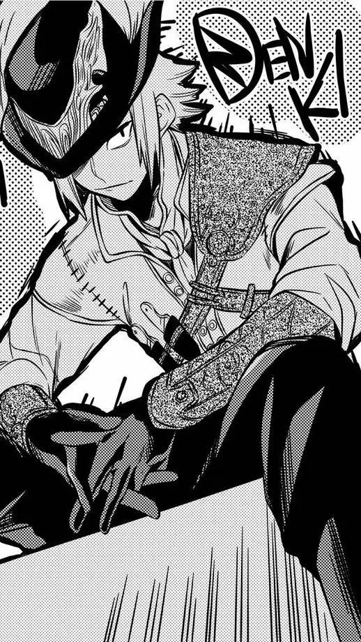 ai character: Denki - Cowboy background