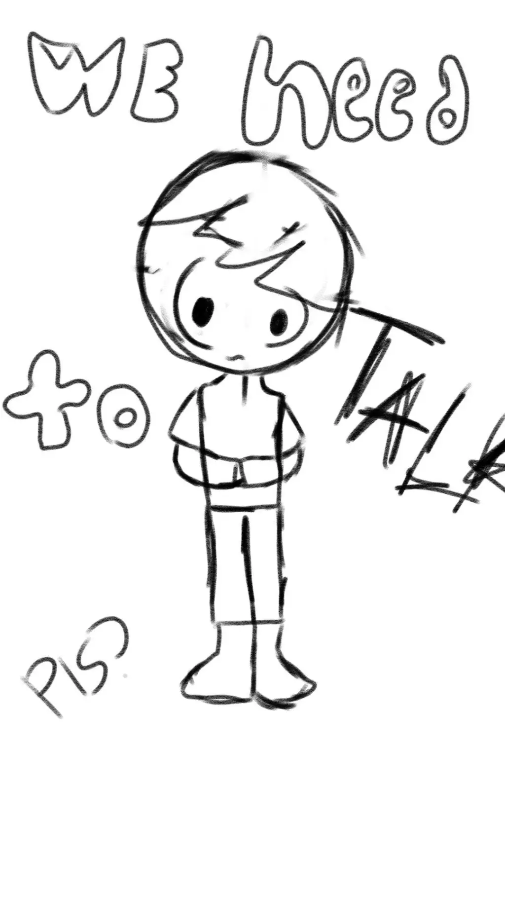 ai character: WE NEED TO TALK! background