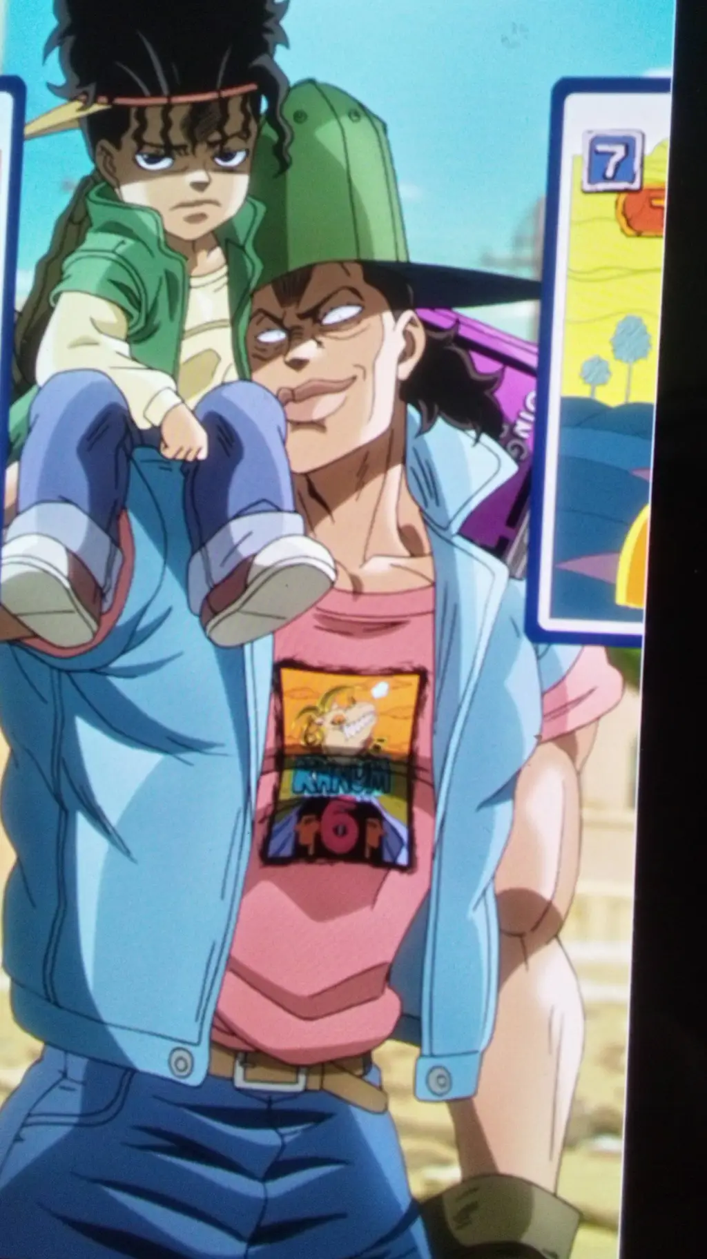 ai character: Boingo and Oingo  background