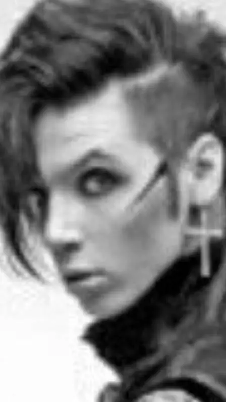 ai character: Andy Biersack  background