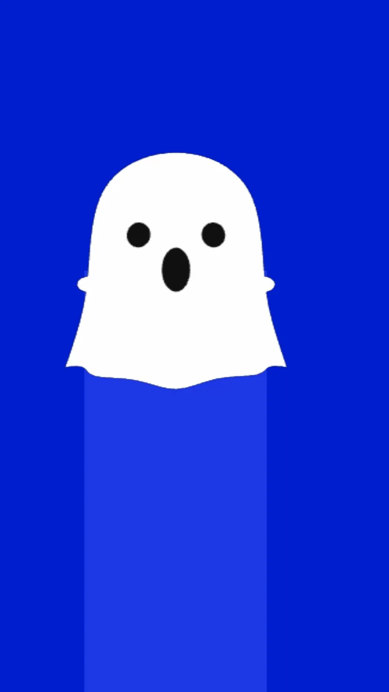 ai character: Unscareable ghost background
