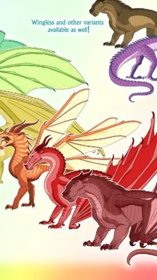 ai character: Wings of fire RP!  background