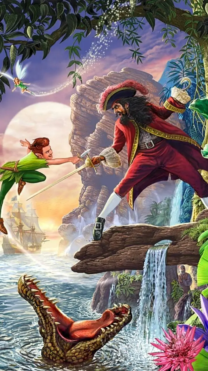 ai character: Peter Pan! background