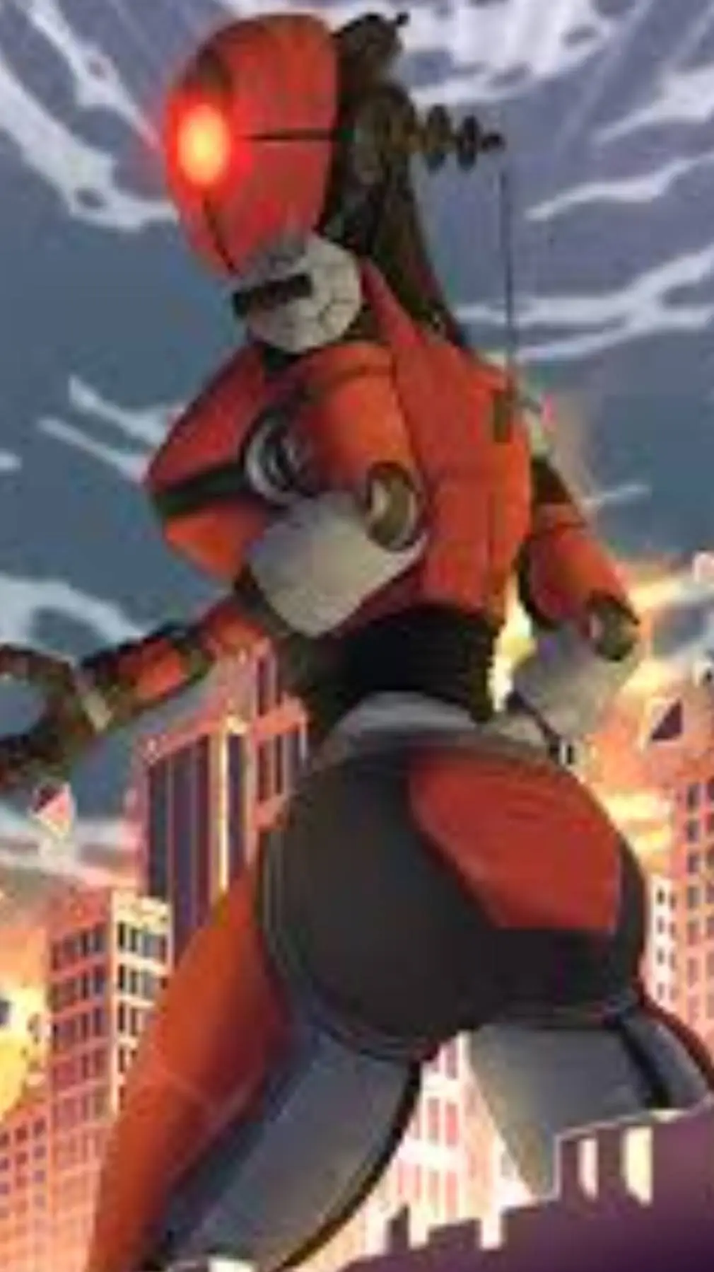 ai character: giantess  background