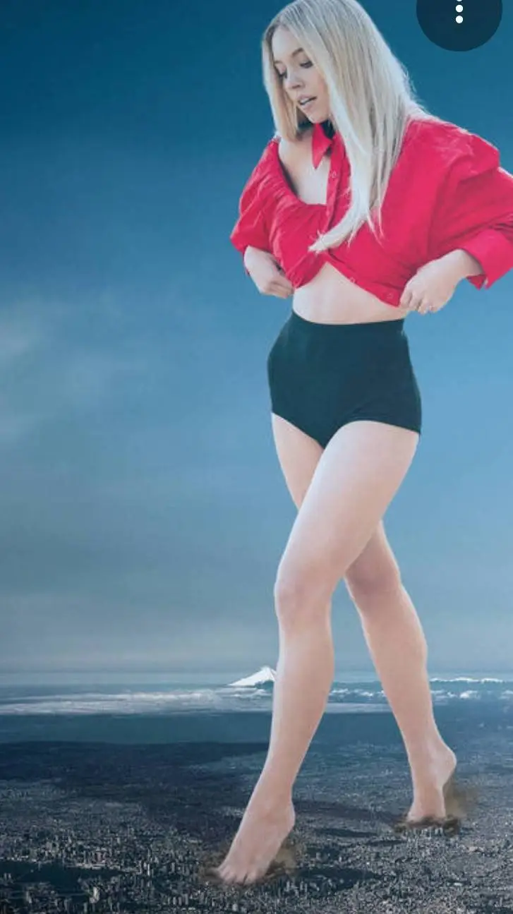 ai character: giantess  background