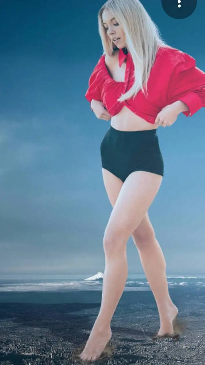ai character: giantess  background