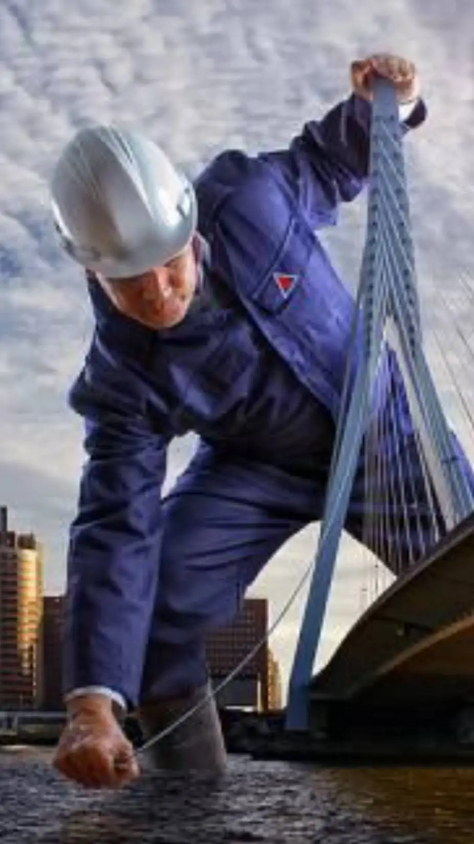 ai character: giant man background