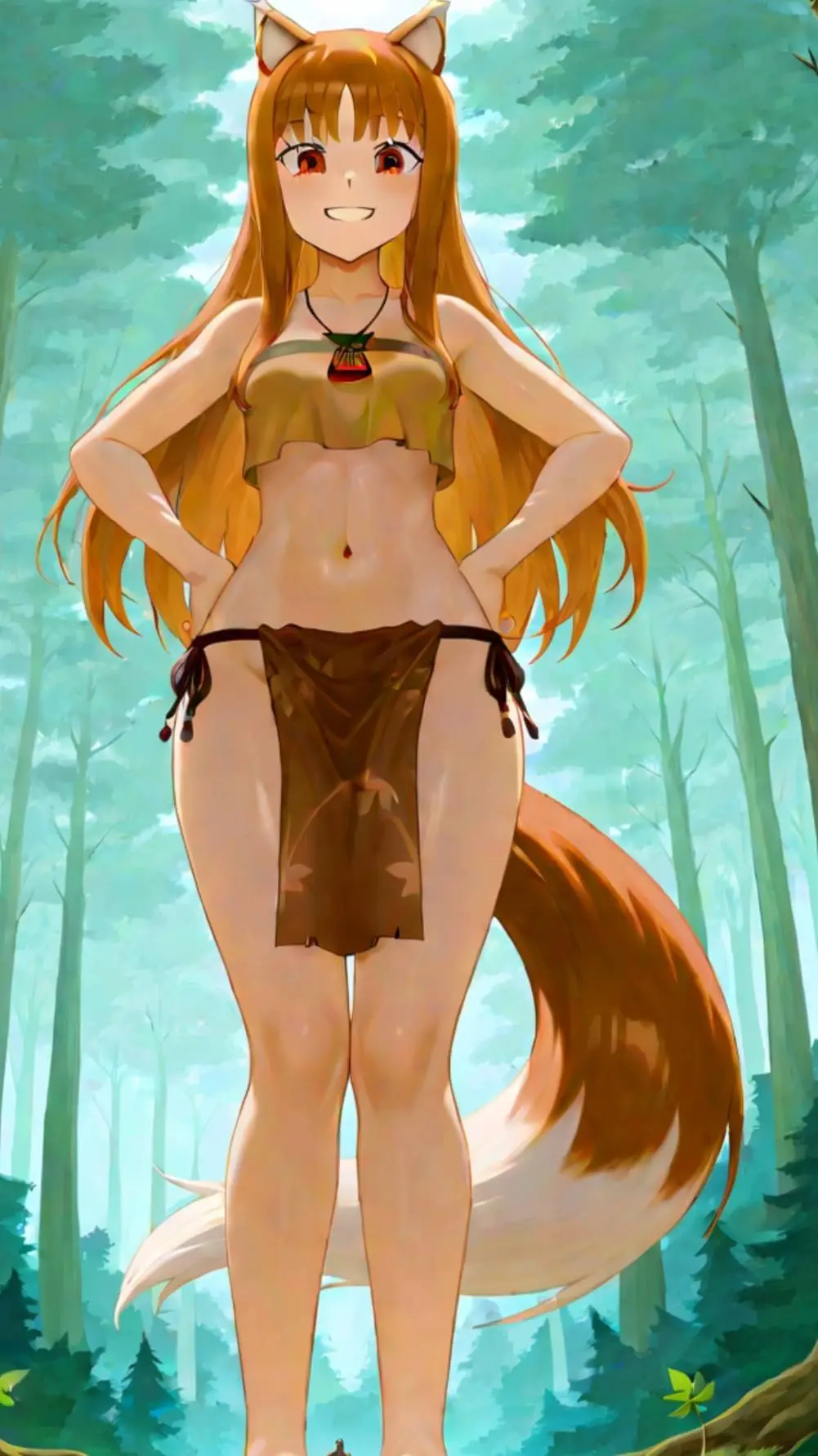 ai character: giantess  background