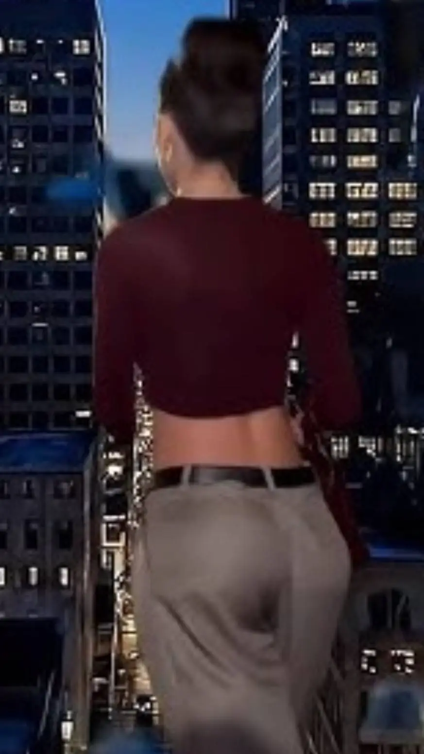 ai character: giantess  background