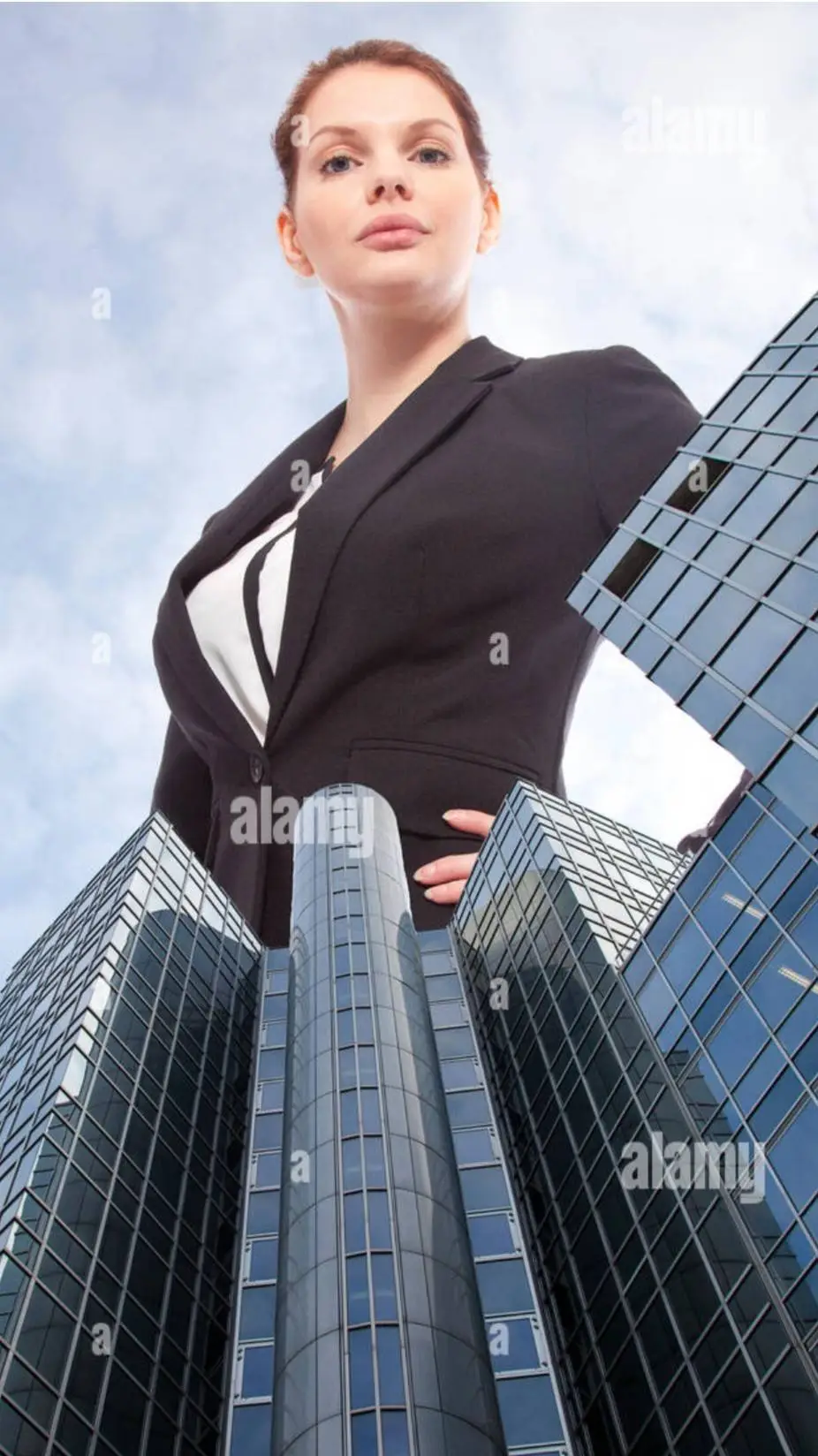 ai character: giatn business gir background