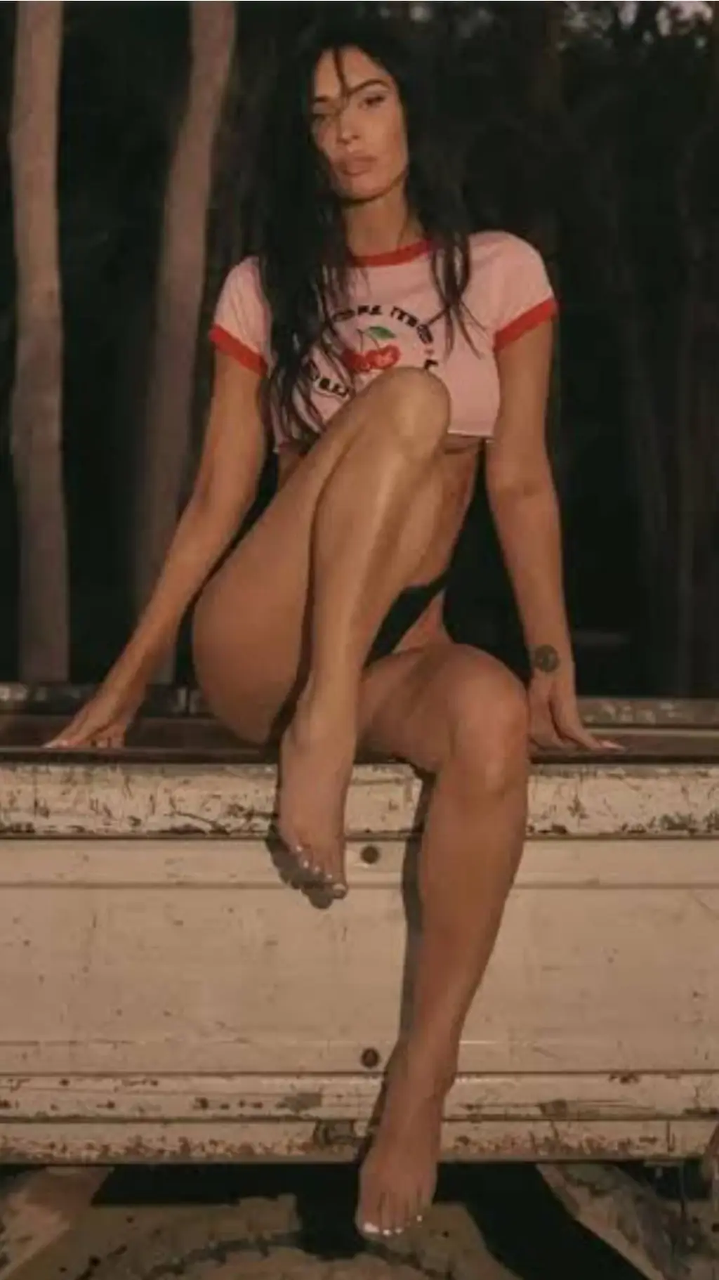 ai character: megan fox background