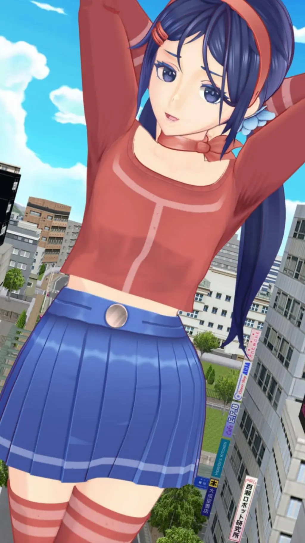 ai character: giantess mita 2 background