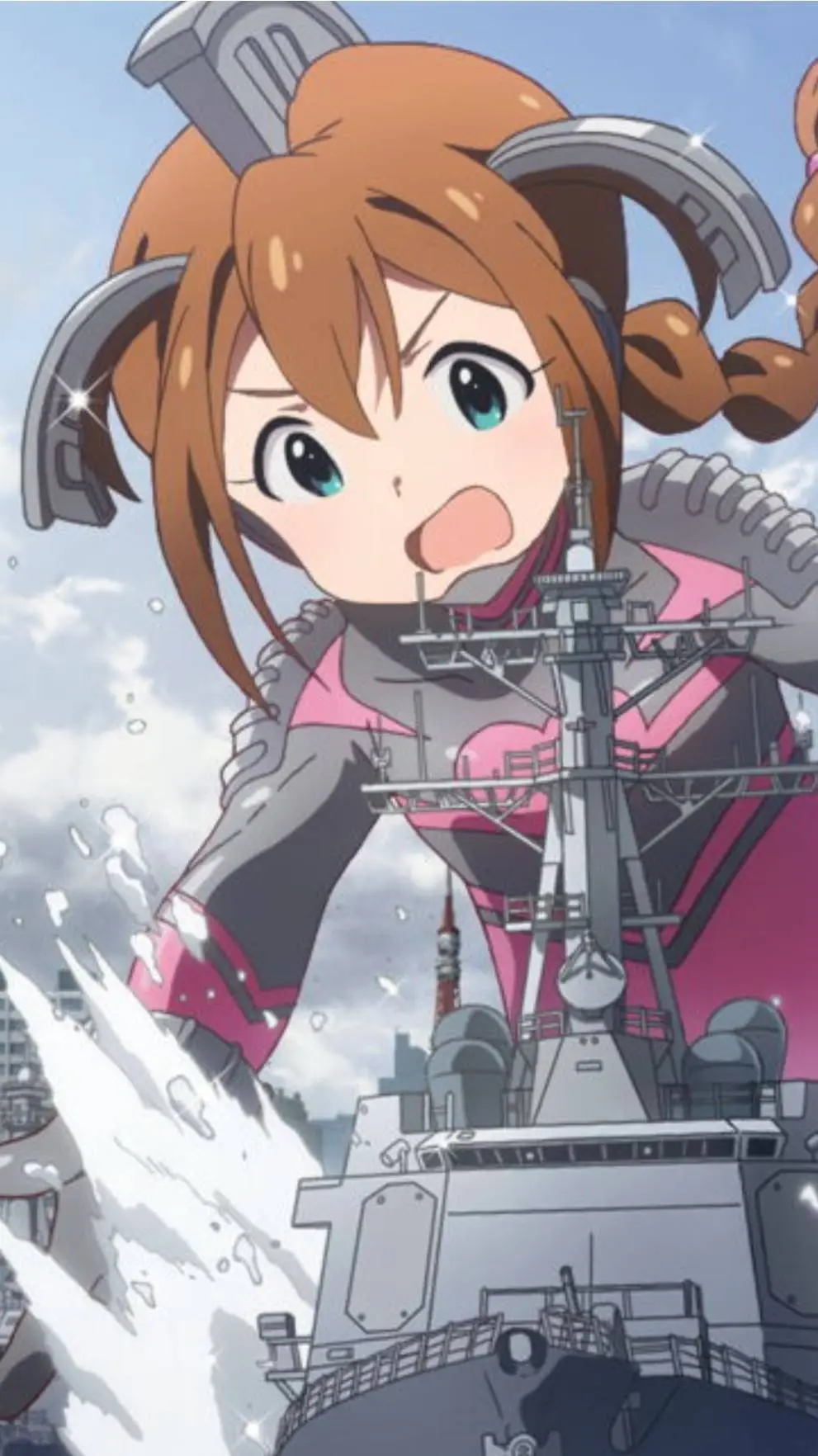 ai character: giantess  background