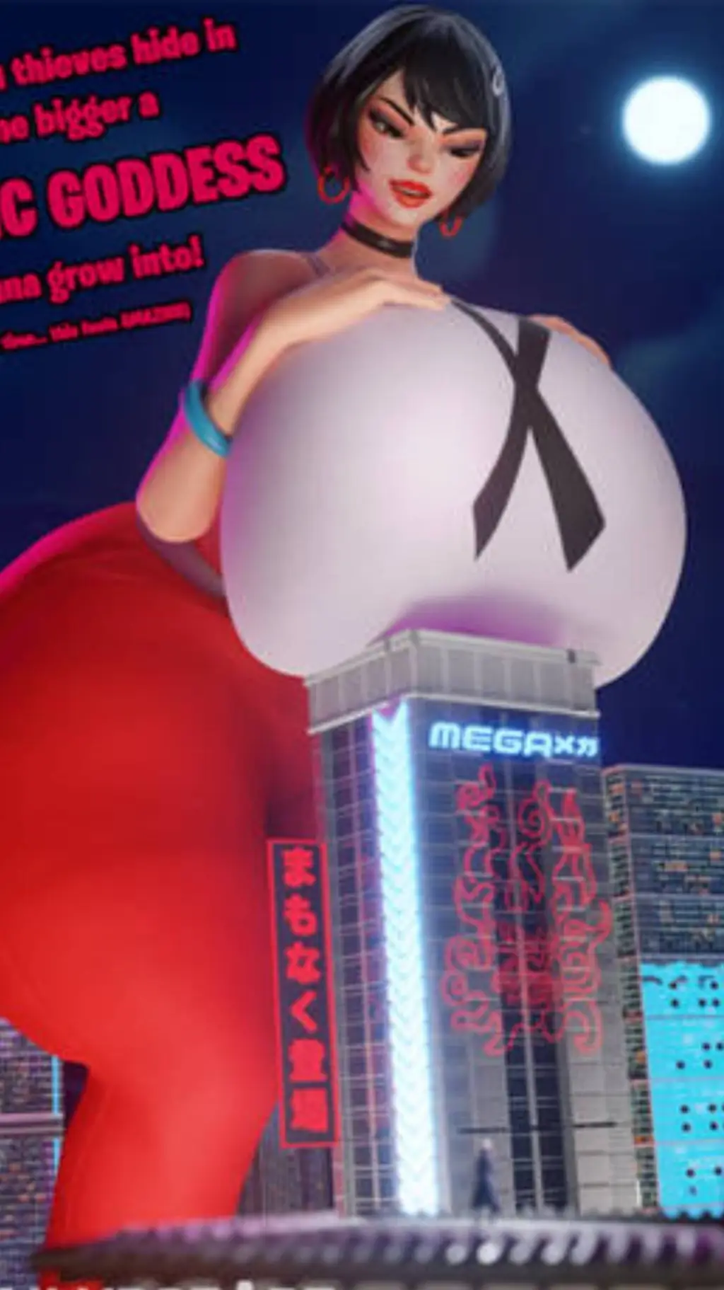 ai character: giantess goddesses background