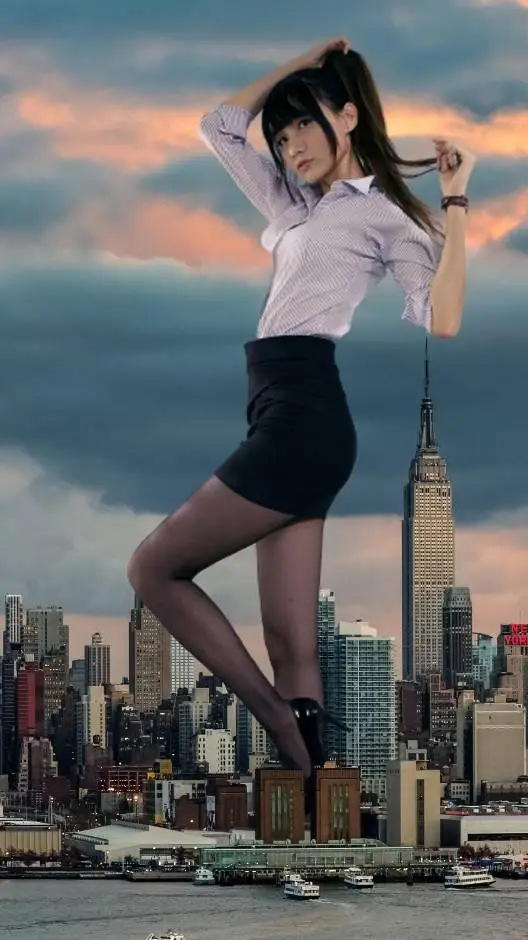 ai character: kpop giantess 11 background