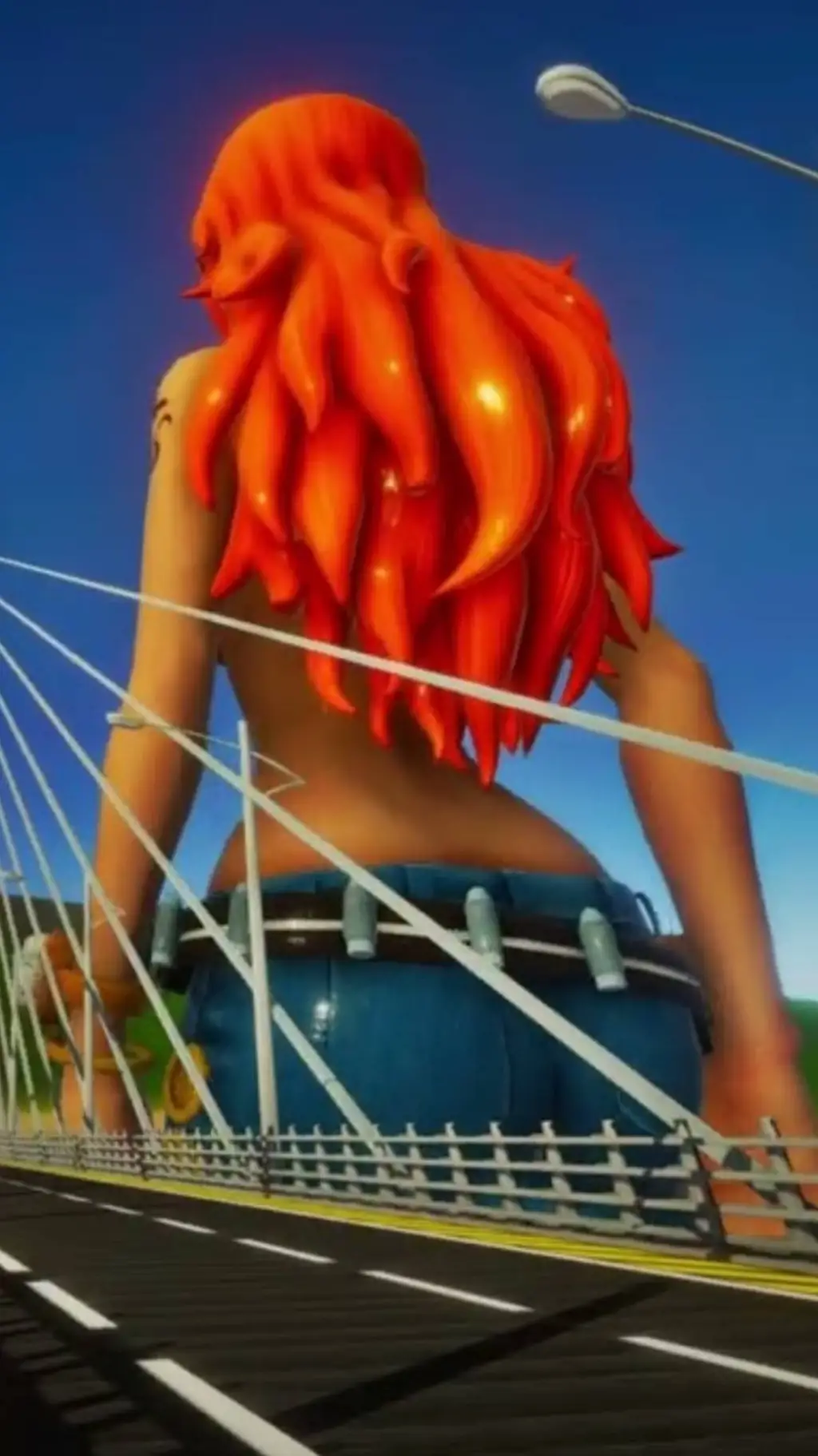 ai character: giantess nami 2 background