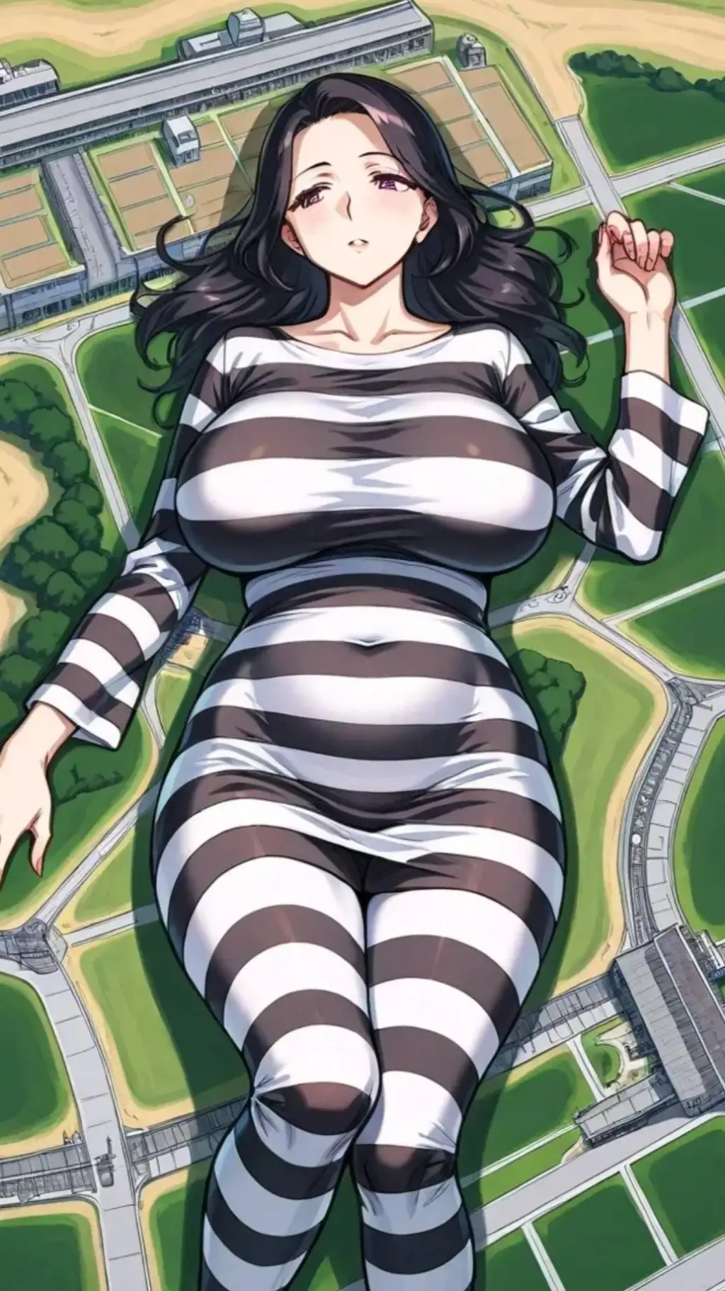 ai character: giantess mommy  background