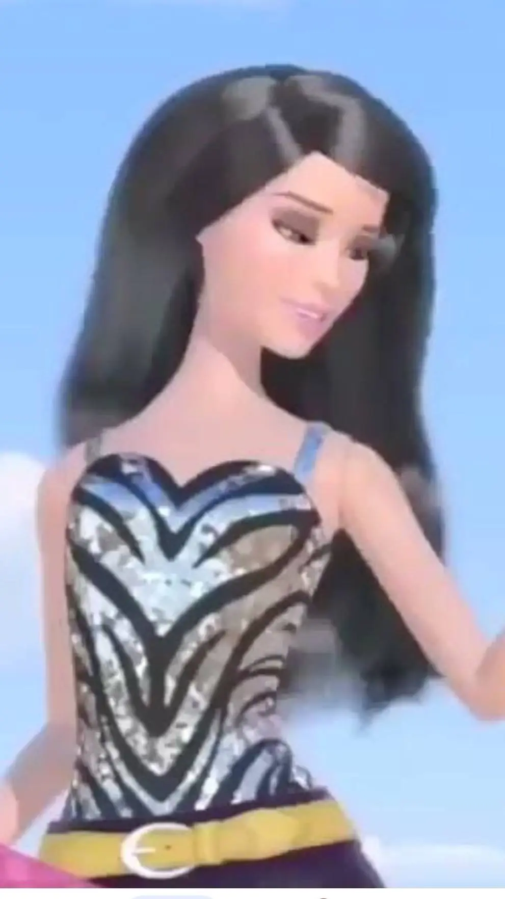 ai character: giantess.  background