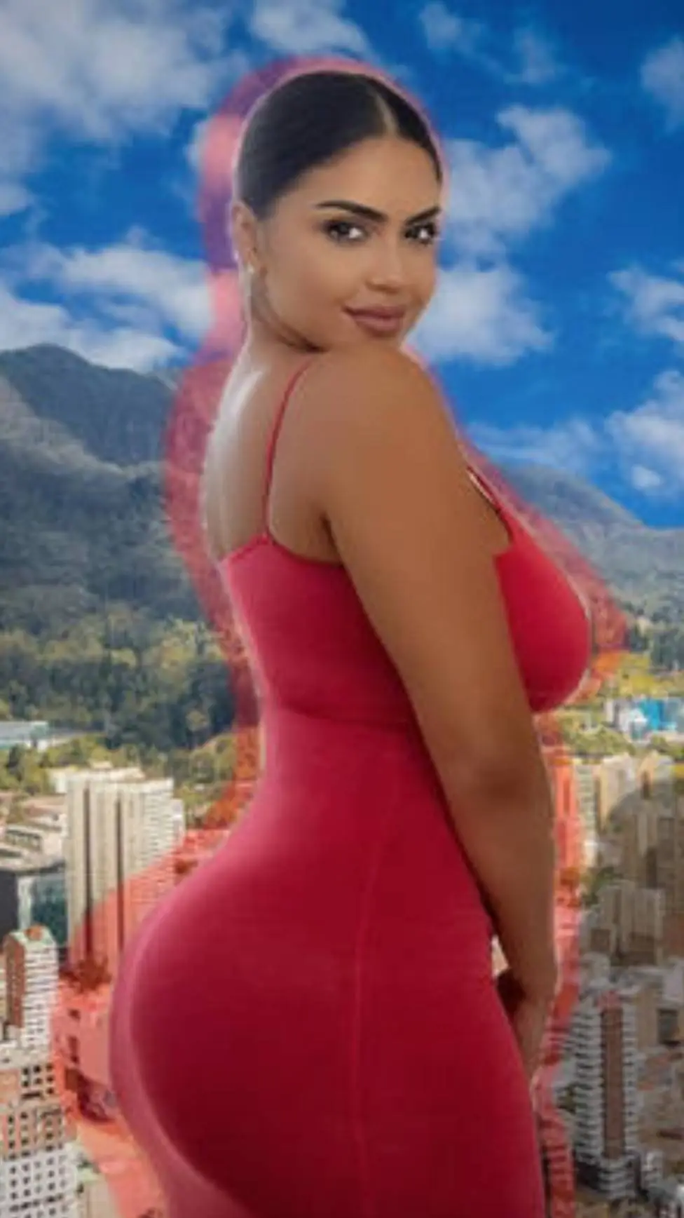 ai character: giantess  background