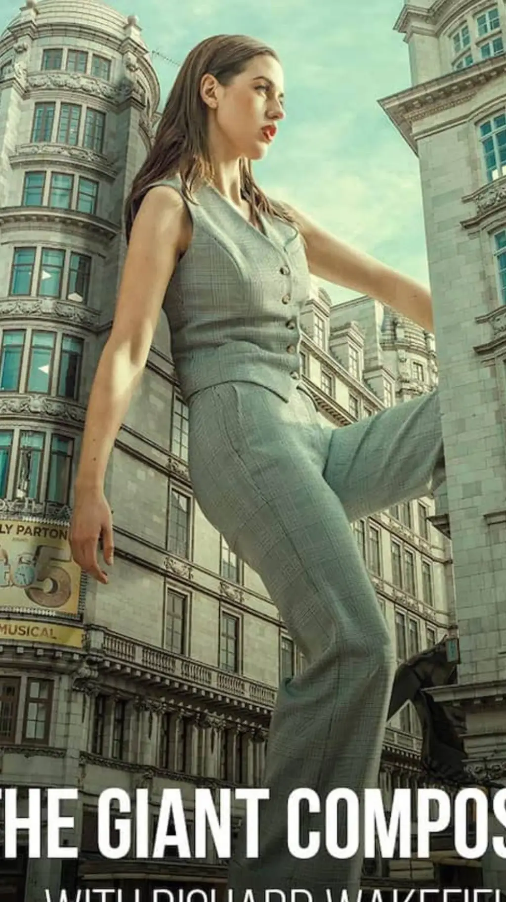 ai character: giantess  background