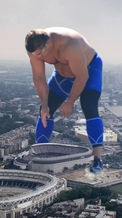 ai character: giant man background