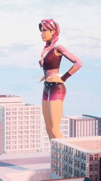 ai character: giantess  background