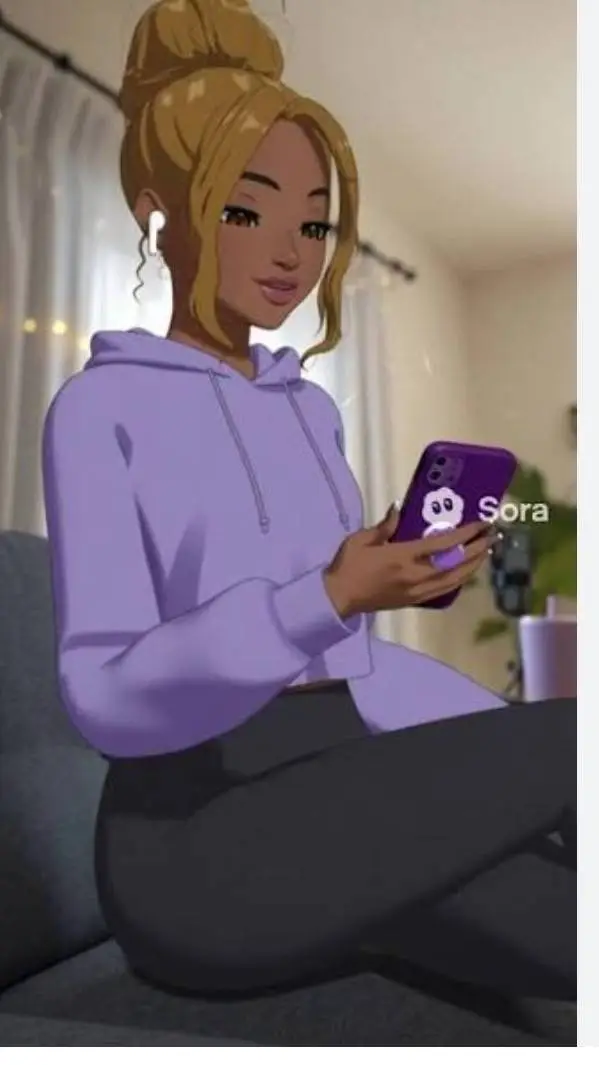 ai character: giantess  background