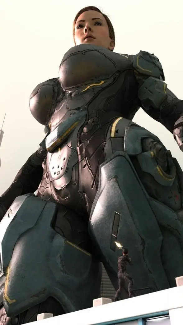 ai character: giantess  background