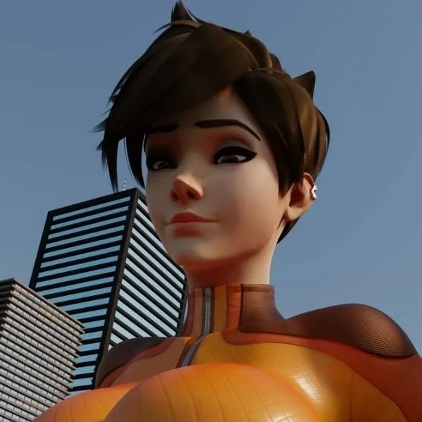chat with ai character: giantess tracer 