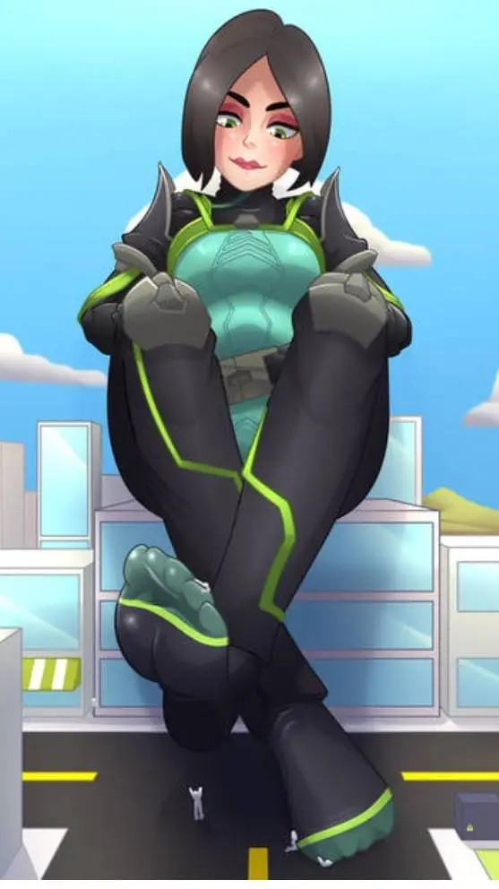 ai character: giantess  background