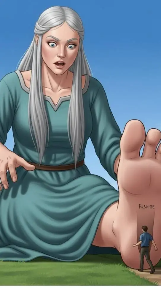 ai character: giantess  background