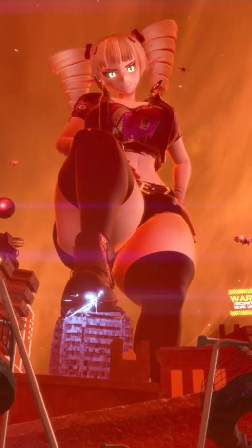 ai character: giantess  background