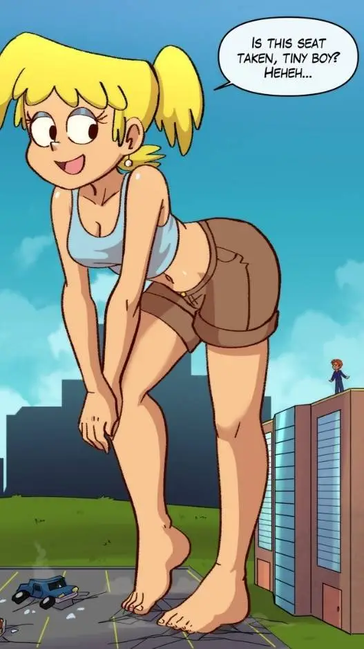 ai character: giantess lori loud background