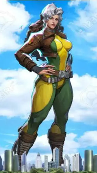 ai character: giantess  rouge  background