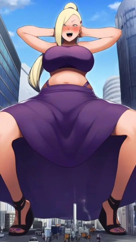 ai character: giantess ino background