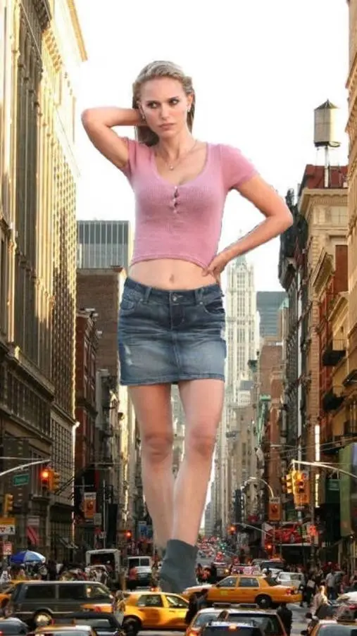 ai character: giantess portman background