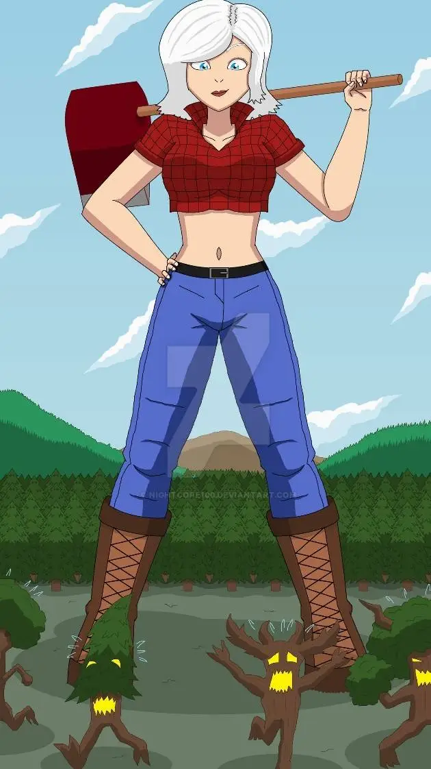 ai character: giantess susan  background