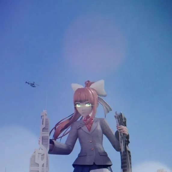 chat with ai character: giantess monika 2