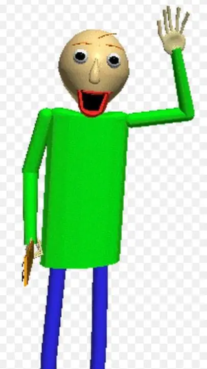 ai character: Baldi background