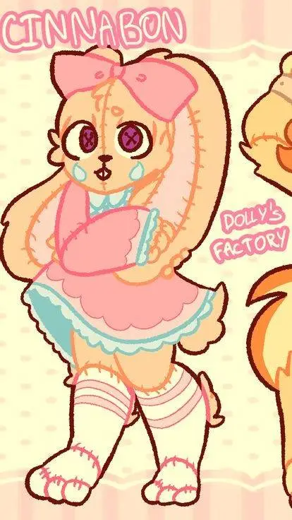 ai character: Cinnabon the Bunny background