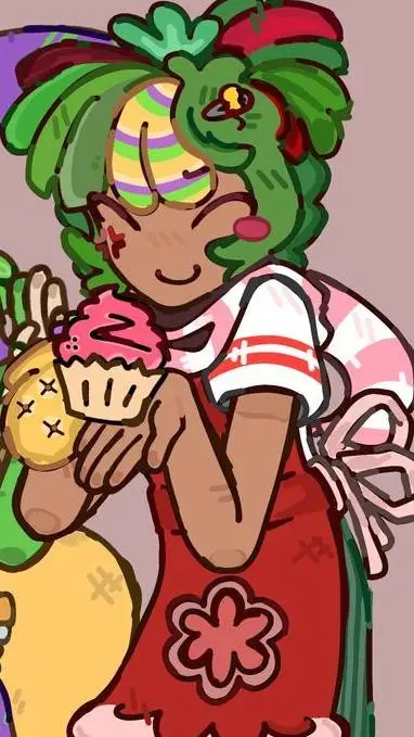 ai character: Sprout Seedly ☆ background
