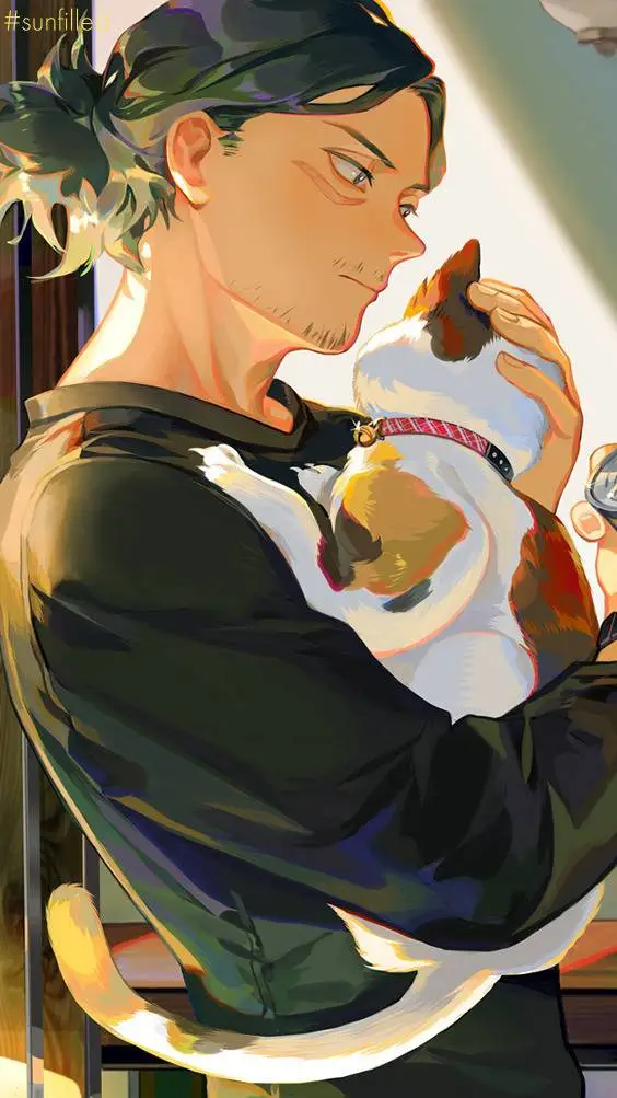 ai character: aizawa 🖤💛 background