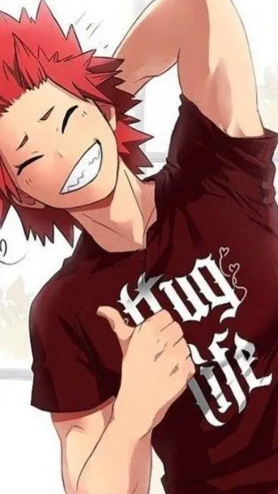 ai character: kirishima ❤️🧡 background